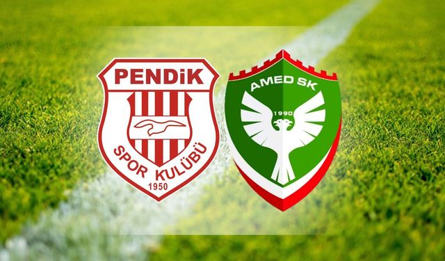 Pendikspor - Amedspor maçı bugün: Kritik randevu saat 16:00'da TRT Spor ve beIN Sports 2'de