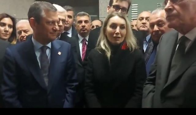 Özgür Özel ve Dilek İmamoğlu Çağlayan'da