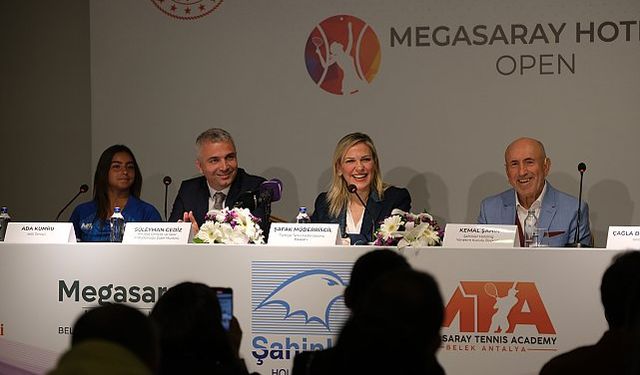 WTA turnuvası basın toplantısı gerçekleşti