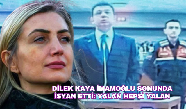 Dilek Kaya İmamoğlu, "Eşinin ziyaretine gitmiyor" sözlerine büyük tepki gösterdi