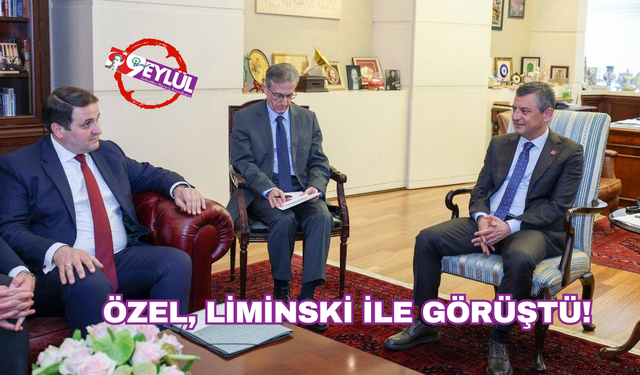 Özgür Özel, Almanya'nın Kuzey Ren Vestfalya Eyaleti Bakanı Liminski ile görüştü!