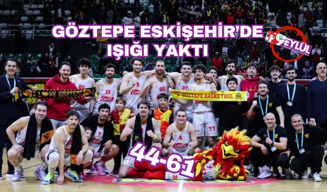 Göztepe potada ışığı yaktı