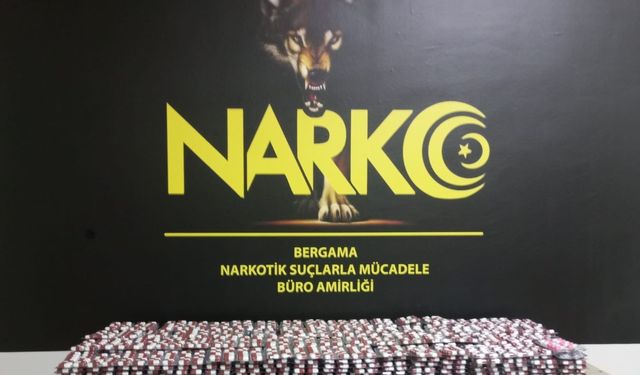 Bergama’da rekor uyuşturucu operasyonu