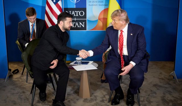 Ukrayna Devlet Başkanı Zelenski, Trump ile bir araya geldi