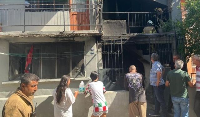 Evde mahsur kalan kız son anda canını kurtardı