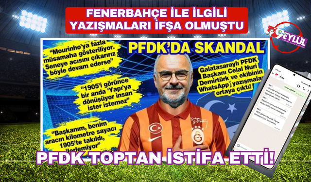 PFDK Başkanı ve yönetimi toplu istifa kararı aldı!