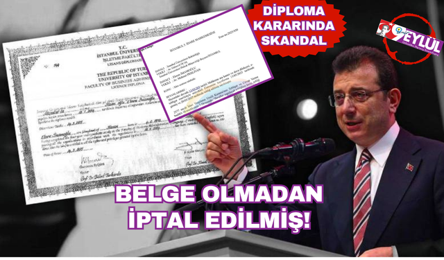 Diploma kararında skandal: Belge olmadan iptal edildi