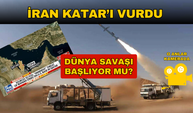 İran Katar'da ABD üssünü vurdu!