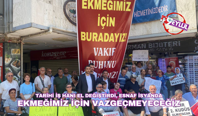 Tarihi iş hanı el değiştirdi, esnaf isyanda