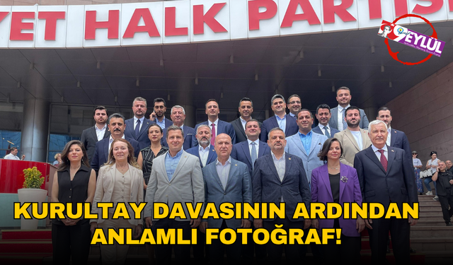 Kurultay davasının ardından anlamlı fotoğraf!