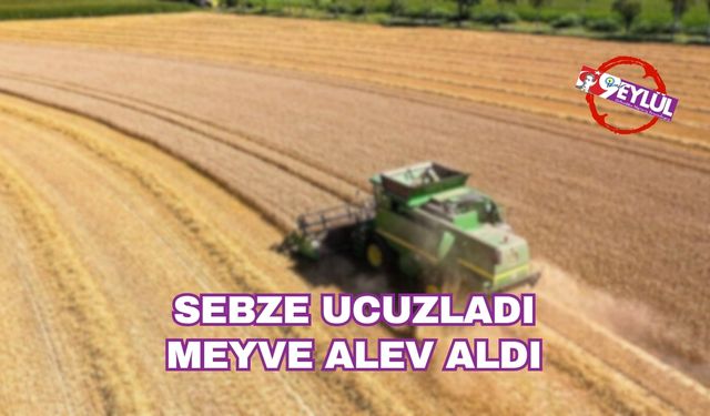 Sebze ucuzladı, meyve alev aldı!