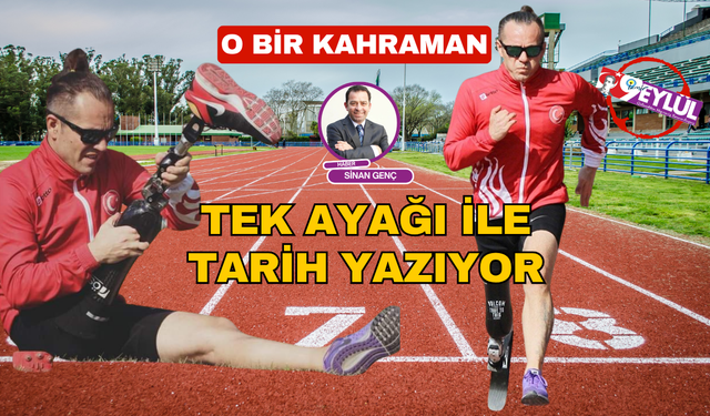 Türkiye'nin ilk ve tek paralimpik Milli atleti İzmirli Nurullah Kart, engellere meydan okuyor.