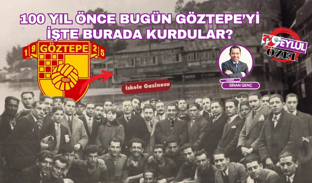 Bugün şanlı şerefli Göztepe'nin 100'üncü doğum günü! İyi ki doğdun Göztepe, iyi ki varsın Göztepe