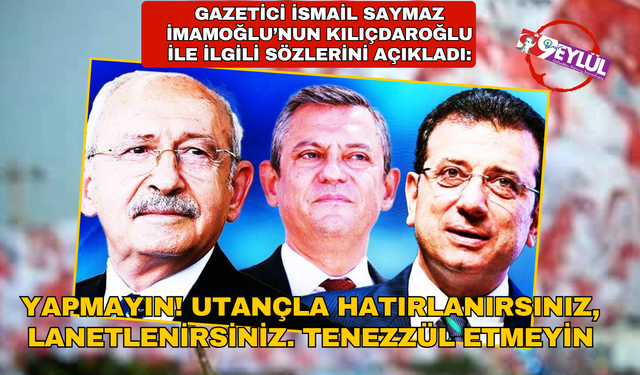 İmamoğlu'ndan Kılıçdaroğlu'na: İhanete uğradım