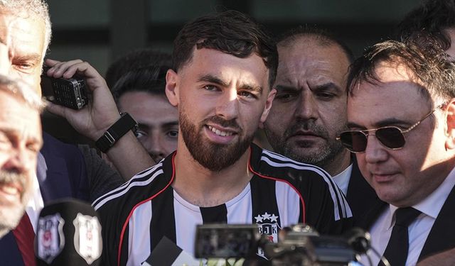 Milli yıldız Orkun Kökçü, Beşiktaş için İstanbul'da