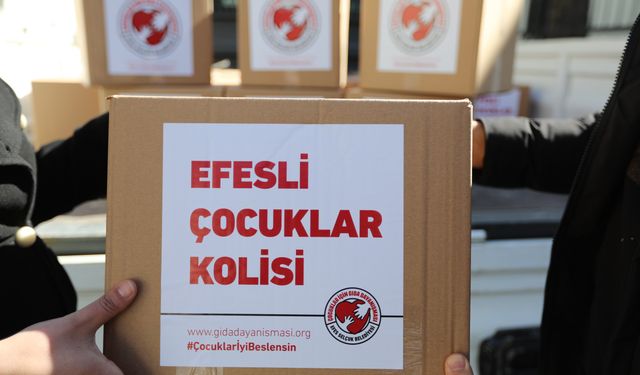 Efes Selçuk’tan anne adaylarına ve bebeklere örnek dayanışma: Gıda kolileri her ay kapıda