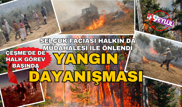 Selçuk’taki yangın hızlı müdahale ile kontrol altında