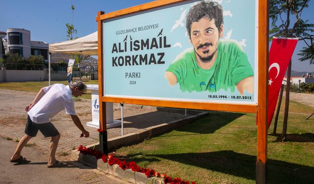 Ali İsmail Korkmaz 12. ölüm yıl dönümünde Güzelbahçe'de anıldı