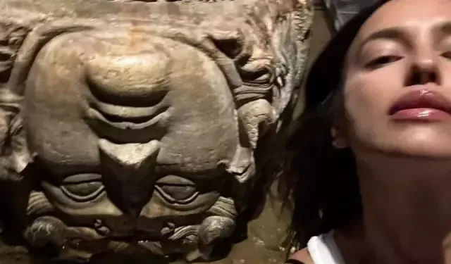 Irina Shayk İstanbul’da büyülendi: İlk durak Yerebatan Sarnıcı