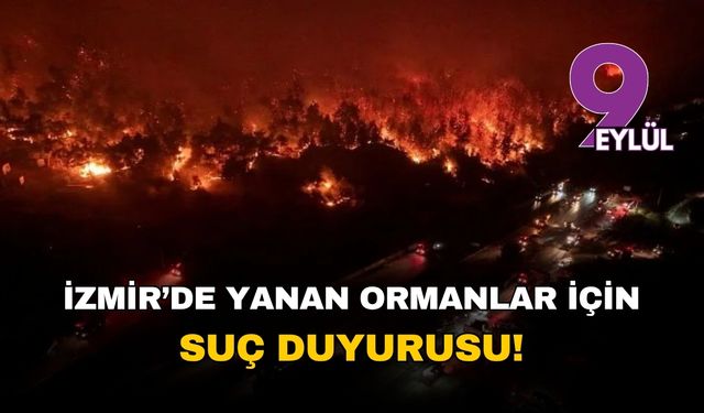 İzmir'in yanan ormanları için sendikadan suç duyurusu: 'Sorumlu elektrik şirketleri, bu yıkım cezasız kalmamalı!'