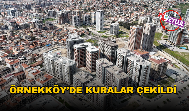 Örnekköy kentsel dönüşüm projesi için kura çekimi yapıldı