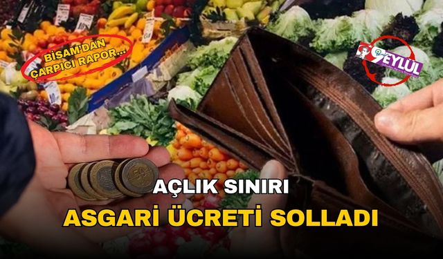 BİSAM'dan çarpıcı rapor: Açlık sınırı asgari ücreti solladı