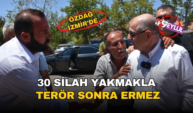 Özdağ İzmir'de: Yangın mağdurlarına destek, PKK sürecine eleştiri