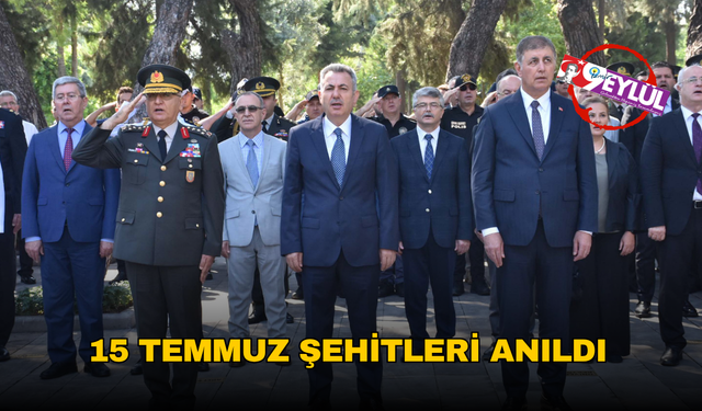 İzmir'de 15 Temmuz şehitleri anıldı