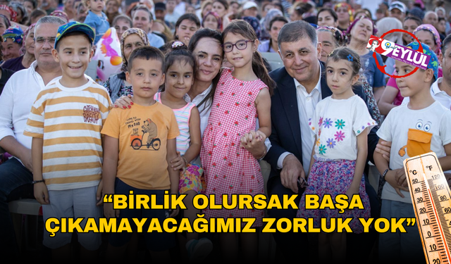 Başkan Tugay Deliktaş’ta konuştu: “Birlik olursak başa çıkamayacağımız zorluk yok”
