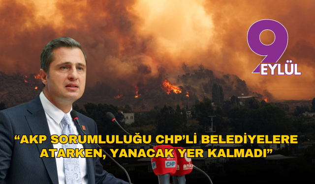 CHP’li Yücel'den yangın isyanı: AKP sorumluluğu CHP’li belediyelere atarken, yanacak yer kalmadı