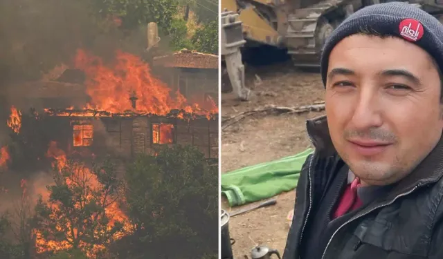 Ödemiş'teki yangına müdahale eden orman işçisi İbrahim Demir şehit oldu.