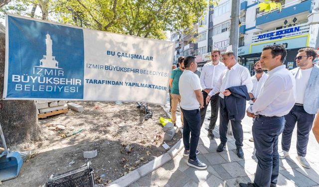 Buca Beyazıt Aykut Parkı yeni yüzüyle hizmete hazırlanıyor