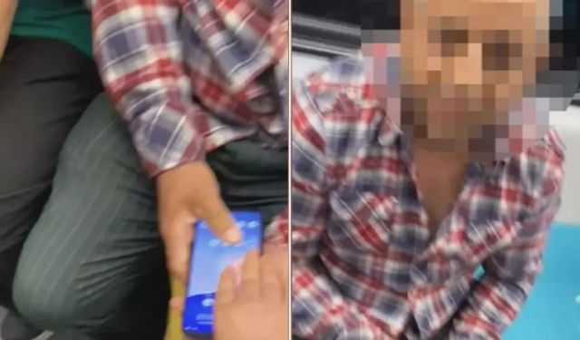 Metroda iğrenç olay: Kadınların görüntüsünü çekti