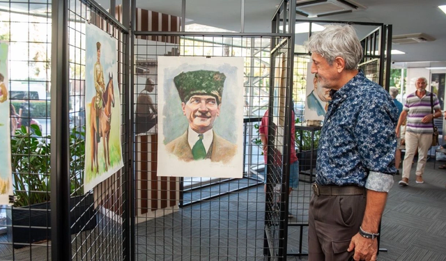 İzmir’de anlamlı buluşma: Atatürk portreleri sergisi 5 Eylül’e kadar açık
