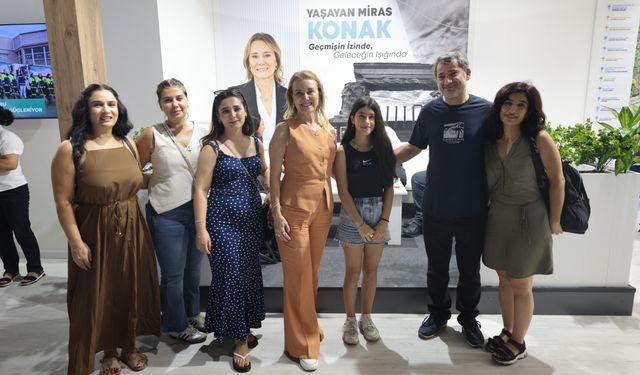 İzmir Fuarı’nda Konak standına büyük ilgi