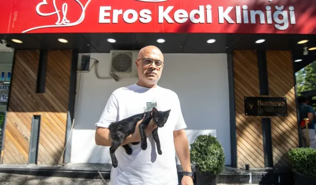 İzmir’de patili dostlara umut: Yeni kedi kliniği “Eros” açıldı