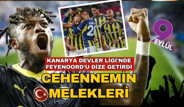 Şampiyonlar Ligi'nde Fenerbahçe Kadıköy'de şov yaptı