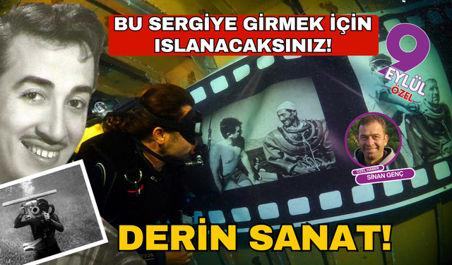 Dünyada ilk... Bu sergiye girmek için biraz ıslanacaksınız!