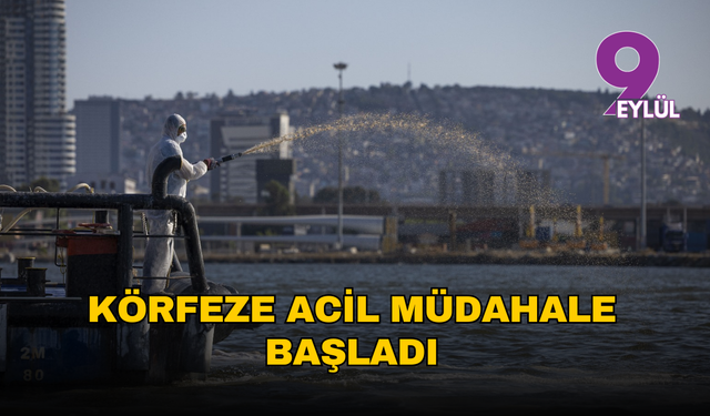 İzmir Körfezi’nde modifiye kil ile acil müdahale başladı