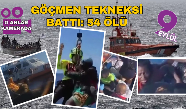 Göçmen teknesi battı: En az 54 ölü