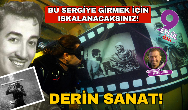 Bu sergiye girmek için biraz ıslanacaksınız!