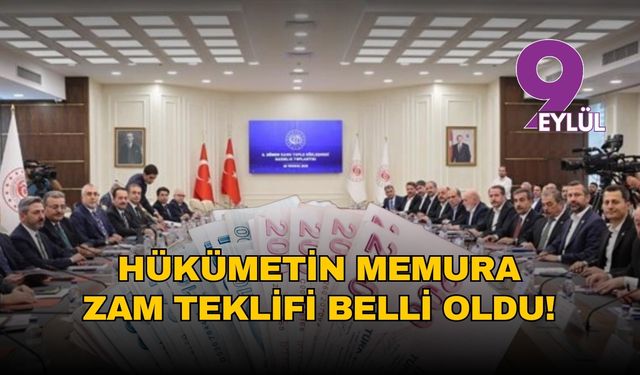 Hükümetin memura ilk zam teklifi belli oldu!