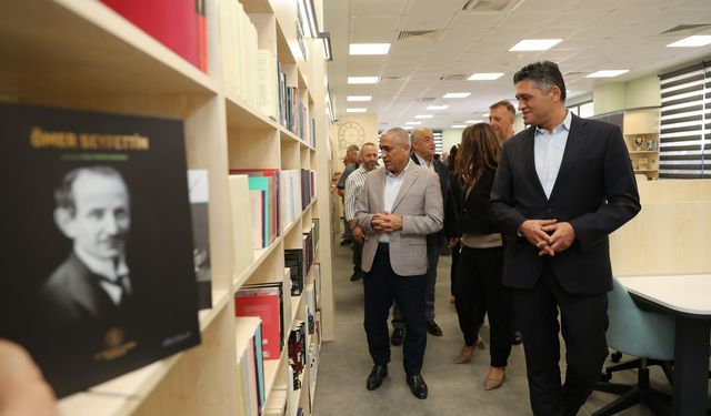 Aliağa’da Aziz Sancar Kütüphanesi kapılarını açtı
