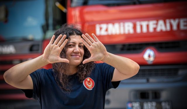 Ateşin ve Demirin gücü: İzmirli itfaiyeci Bahar Akdağ, nasır tutan elleriyle Avrupa'yı titretmeye gidiyor