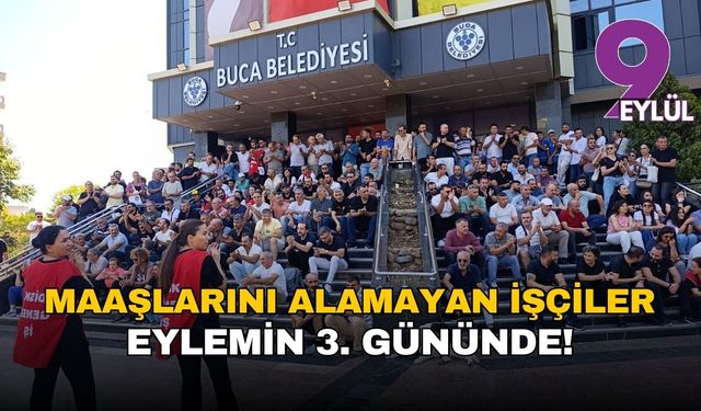 Maaşlarını alamayan belediye işçileri, eylemlerinin üçüncü gününde!