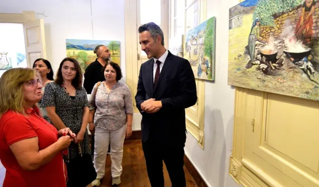 Bornova’da sanat rüzgârı: “Anadolu’dan” sergisi açıldı