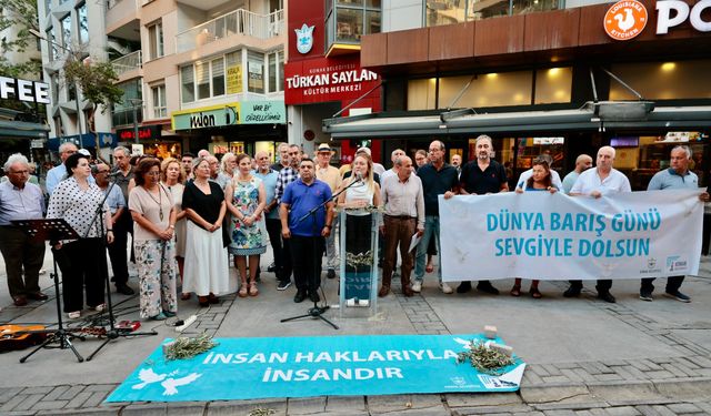 Dünya Barış Günü’nde Konak’tan güçlü çağrı: Adalet ve demokrasi olmadan barış eksik kalır