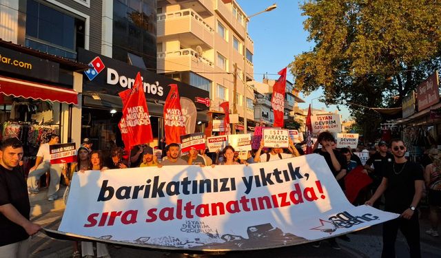 Birlikte yürüdüler: Gençlerden kitlesel eylem!