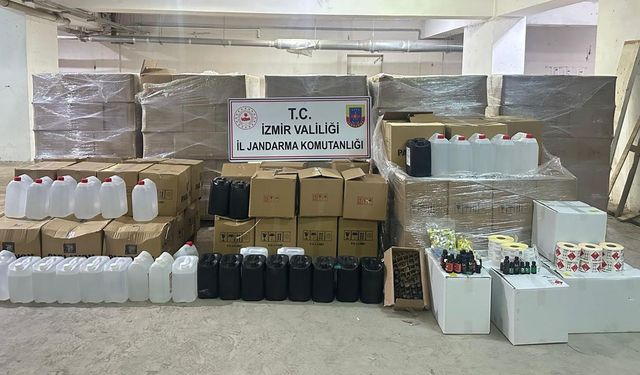 İzmir’de kaçakçılık operasyonu: 7 ton etil alkol yakalandı