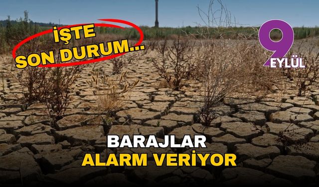 İzmir'in barajları alarm veriyor: İZSU paylaştı, İzmir baraj doluluk oranları 22 Eylül 2025